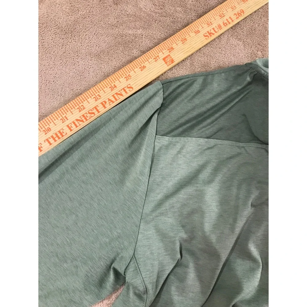 Vineyard Vines Mens OTG Shep Shirt size M Green Quarter‎ Zip Pullover 1k001366